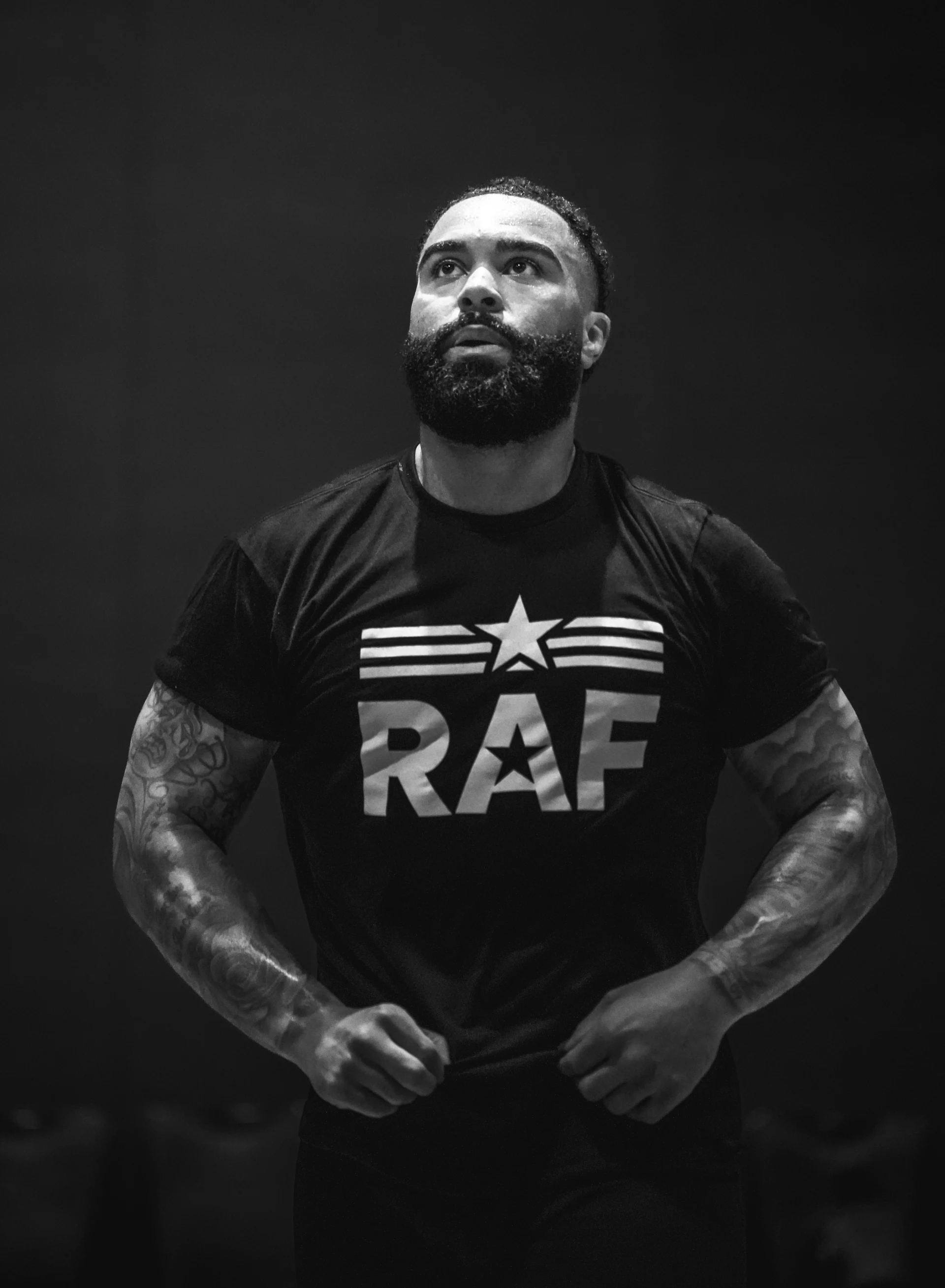 RAFのワークアウトに臨む出場選手
