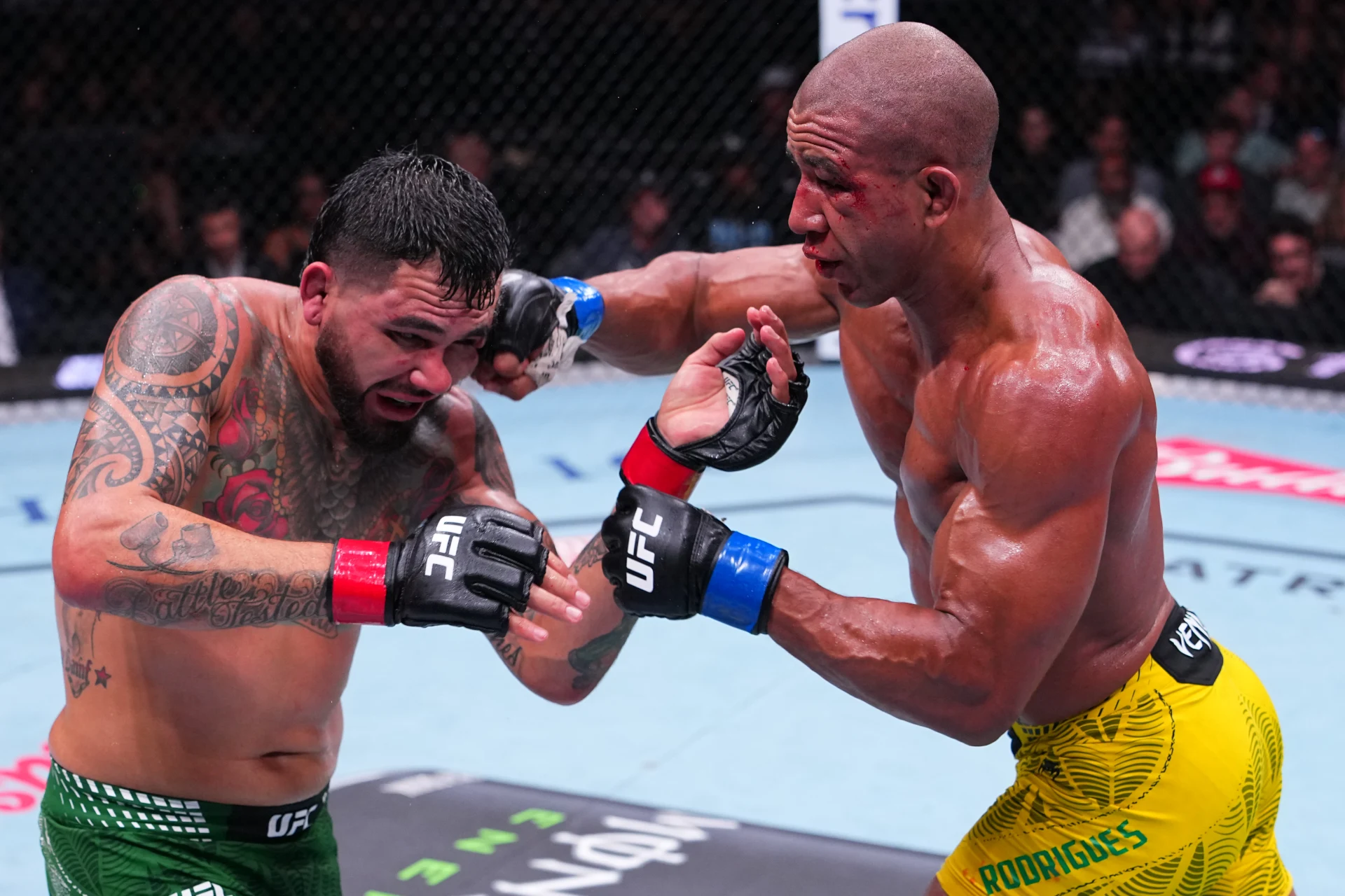 グレゴリー・ロドリゲスがヘルナンデスに判定3-0 ローキックで機動力を奪い25分の激闘制す【UFCサクラメント】